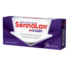 Sennalax plus crusin, 20 comprimate, Biofarm
