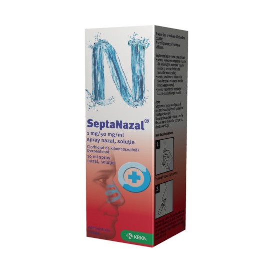Septanazal 1mg/50mg/ml, 10ml, Krka