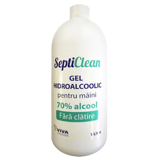 Septiclean gel hidroalcoolic maini, 1000 ml, Viva Pharma