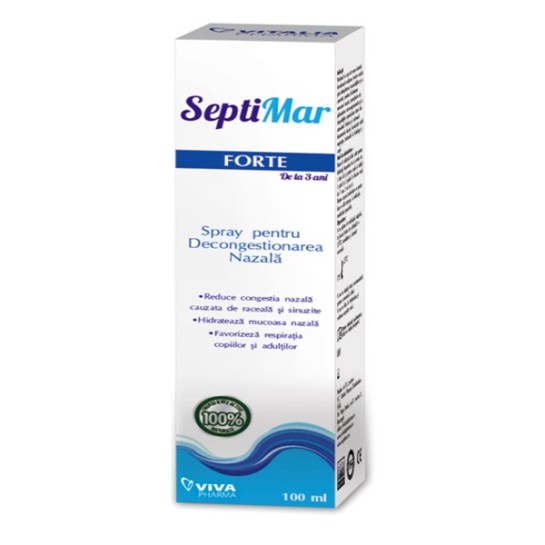 Septimar forte apă de mare hipertonă, 100 ml, Viva Pharma