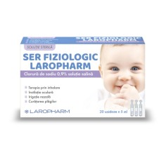 Ser fiziologic, 5 ml, 20 monodoze, Laropharm