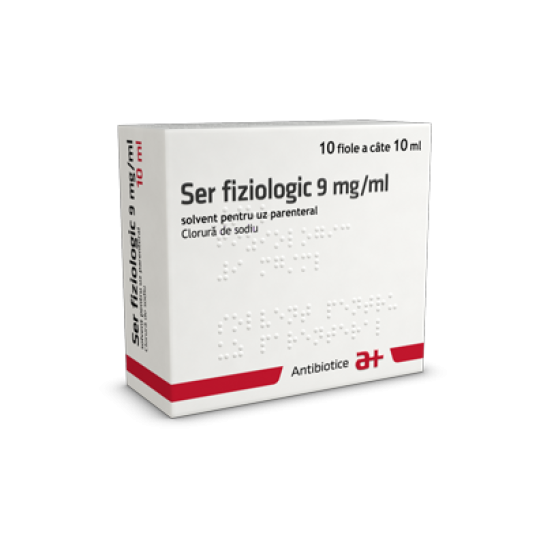 Ser fiziologic 9 mg/ml, fiole10ml, Antibiotice