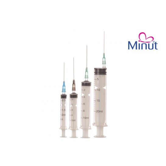 Seringă  5ml cu ac, Minut
