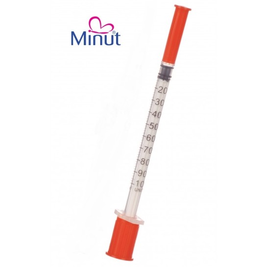 Seringa insulina ac fix 1ml, Minut