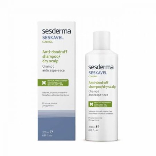 Seskavel Control, sampon antimătreată par uscat, 200 ml, Sesderma