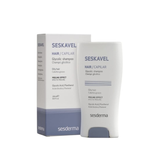 Seskavel Glycolic, sampon pentru păr gras, 200 ml, Sesderma