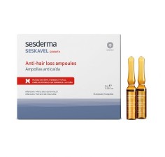 Seskavel Growth, tratament impotriva caderii parului, 12 fiole, 8 ml, Sesderma