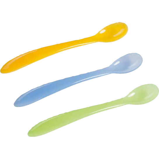 Set 3 lingurite cu coada lunga pentru sugari, Babynova