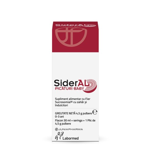 Sideral baby picături, 30ml + plic 4.5g, Labormed