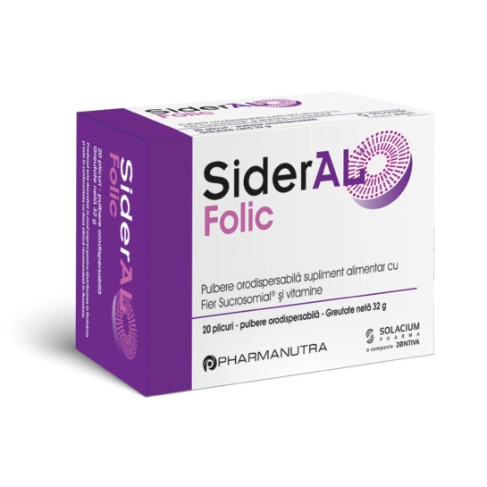 Sideral Folic, 20 plicuri, Labormed
