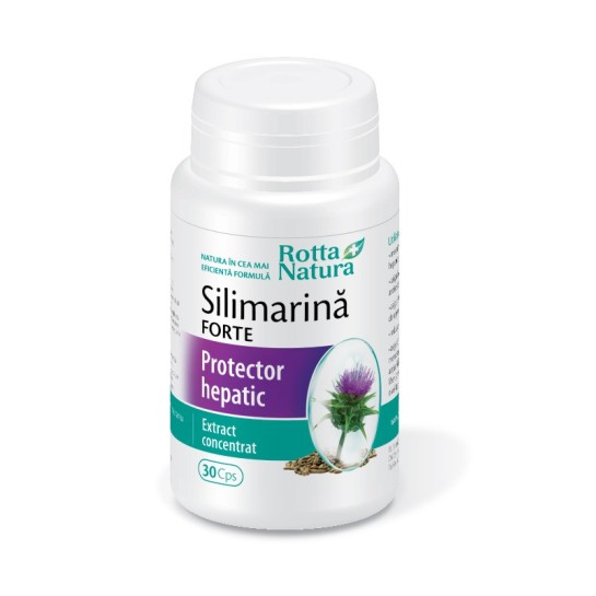 Silimarină forte, 30 capsule, Rotta Natura