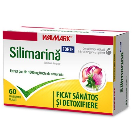 Silimarină Forte, 60 comprimate filmate, Walmark