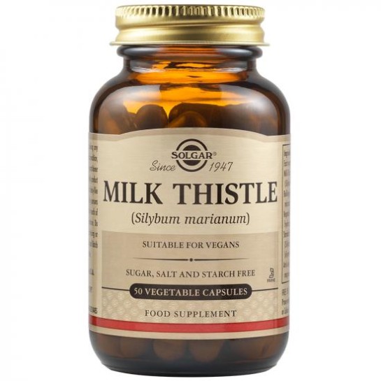 Milk Thistle Silimarina, 50 capsule, Solgar