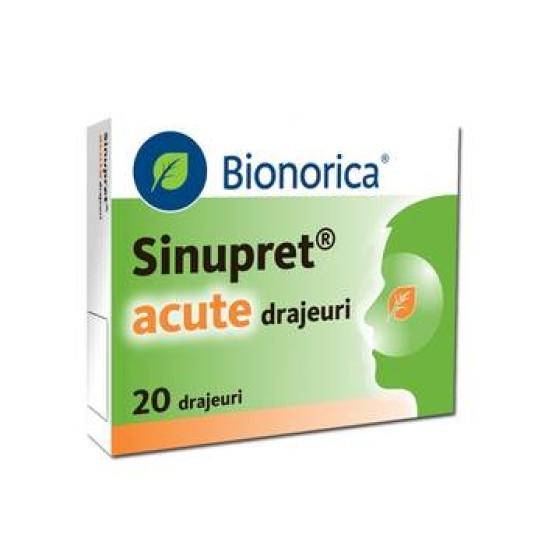 Sinupret acute drajeuri
