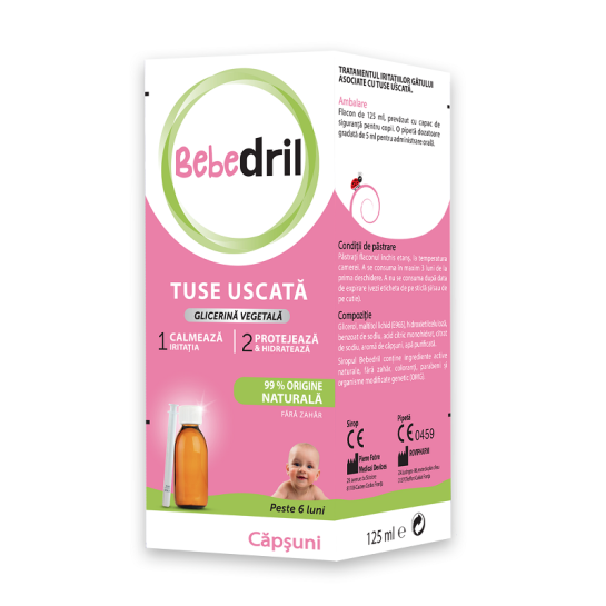 Sirop bebedril, tuse uscată, 125ml, Pierre Fabre