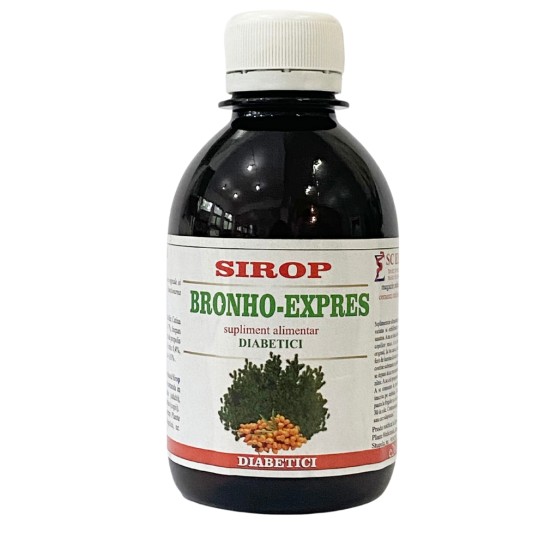 Sirop Bronho-Expres diabetici, 200ml, Elidor