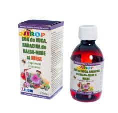 Sirop coji de nuca + nalba mare, 200ml, Elidor