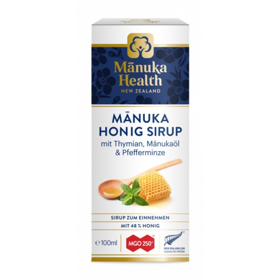 Sirop cu Miere de Manuka MGO 250+ (100ml)
