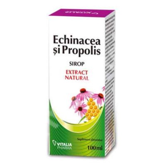 Sirop echinacea si propolis, 100 ml, Viva Pharma