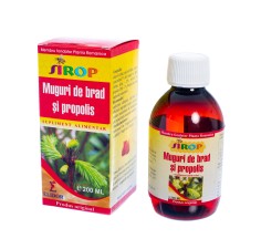 Sirop muguri de brad + propolis, 200ml, Elidor