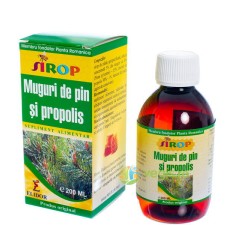 Sirop muguri de pin  + propolis, 200ml, Elidor
