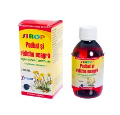 Sirop podbal + ridiche neagra, 200ml, Elidor