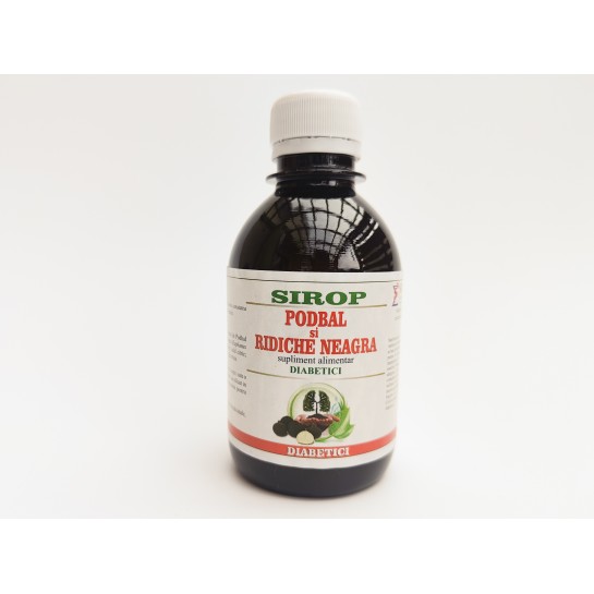 Sirop podbal + ridiche neagră diabetici, 200ml, Elidor