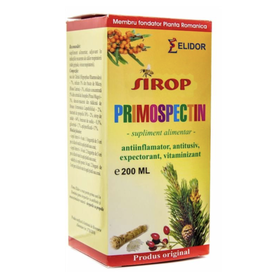 Sirop Primospectin, 200ml, Elidor