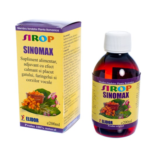Sirop Sinomax, 200ml, Elidor