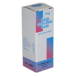 Solutie contra aftelor bucale, 10g, Meduman