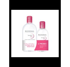 Solutie micelara Sensibio H2O, 500 ml + 250 ml, Bioderma