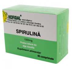 Spirulina 1000mg, comprimate, Hofigal