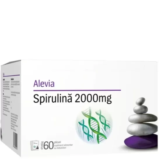 Spirulina 2000mg 60 plicuri, Alevia