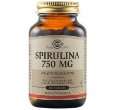 Spirulina 750 mg, 80 capsule vegetale, Solgar