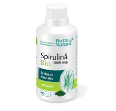 Spirulina Bio 1000mg, 90 capsule, Rotta Natura