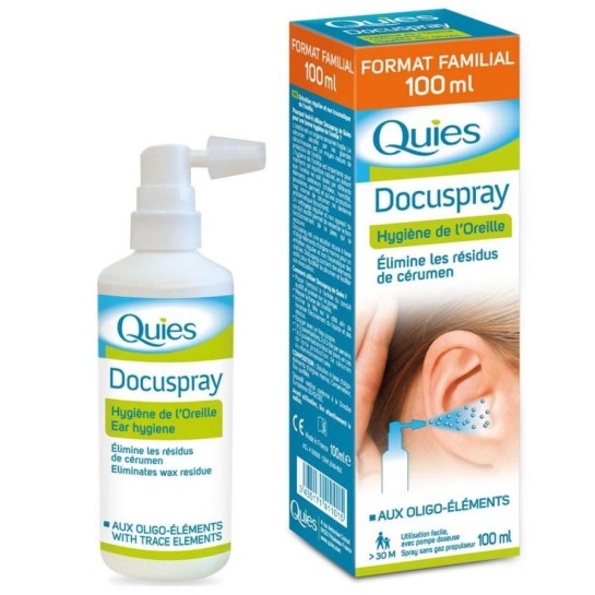 Spray pentru igiena urechii - Docuspray, 100ml, Quies