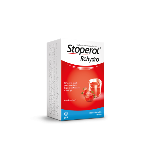 Stoperol rehydro, 12 plicuri, USP