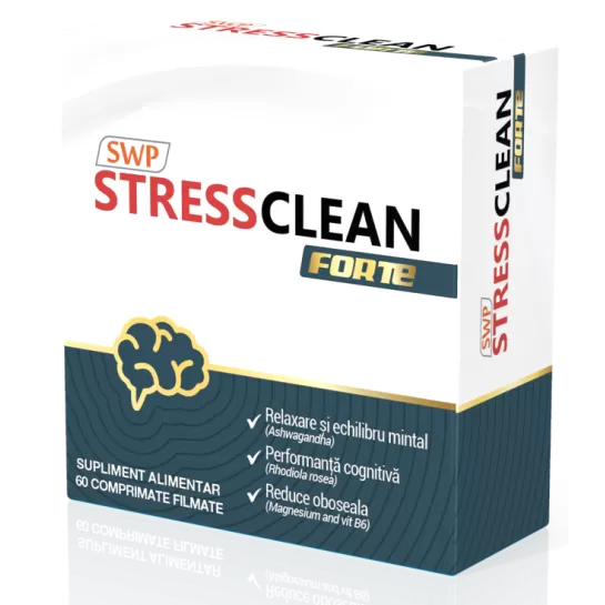 Stressclean Forte, 60 comprimate, Sun Wave Pharma