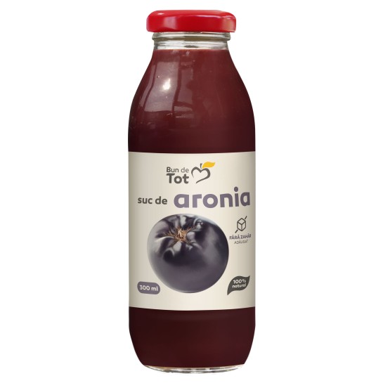 Suc aronia fără zahăr, 300ml, Dacia Plant