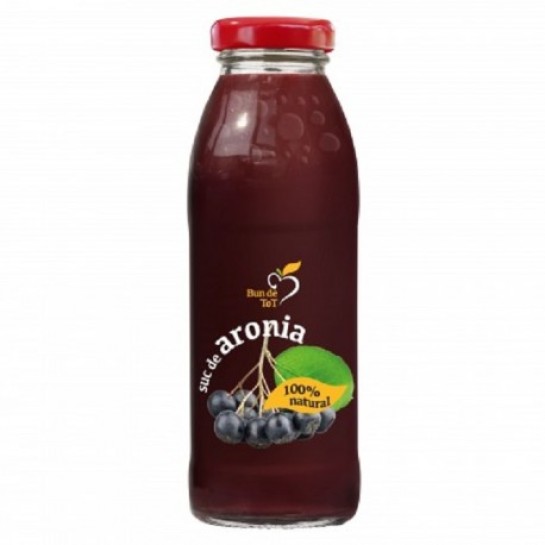 Suc de aronia fără zahăr, 300ml (Ambalaj reciclabil), Dacia Plant