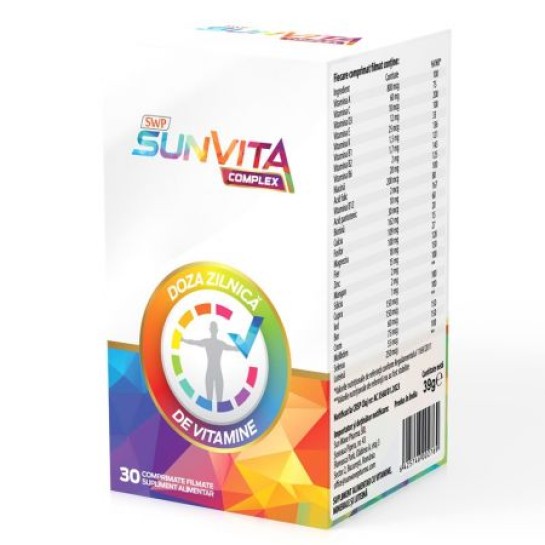 SunVita Complex, 30 comprimate, SunWave