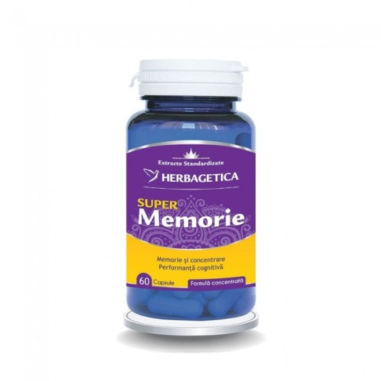 Super memorie 60 capsule, Herbagetica