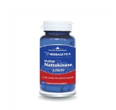 Super Nattokinase 2750FU, 60 capsule, Herbagetica