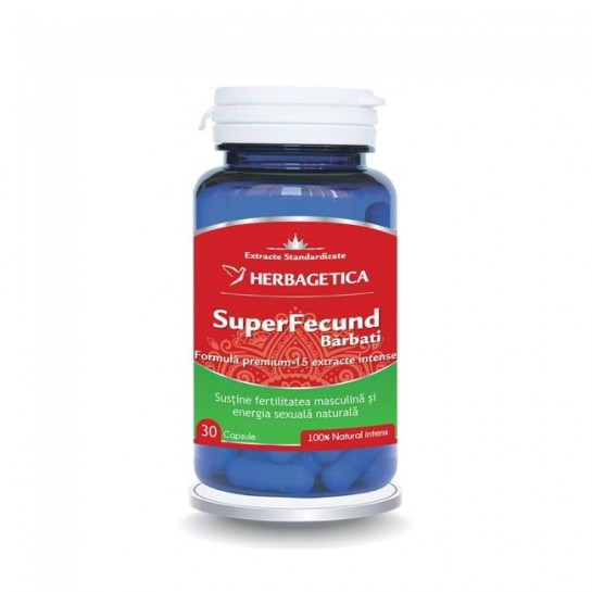 Superfecund barbati 30 capsule, Herbagetica