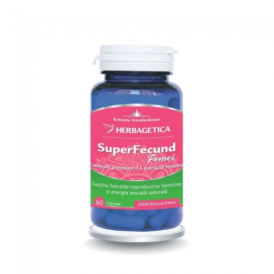 Superfecund femei 60 capsule, Herbagetica