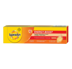 Supradyn Energy Boost, 15 comprimate efervescente, Bayer