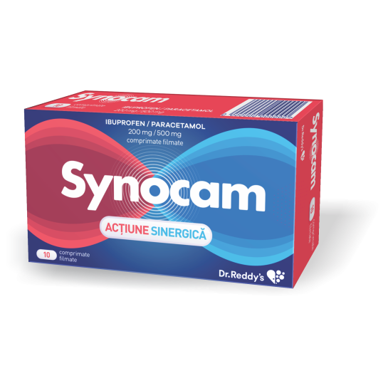 Synocam 200mg/500mg, 10 comprimate, Dr. Reddy's
