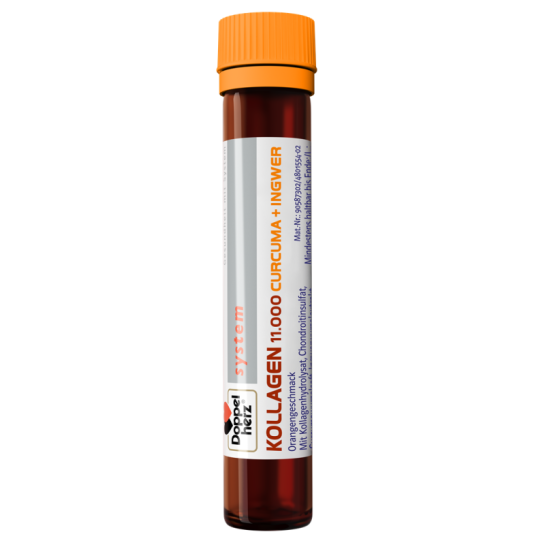 Doppelherz  System Kollagen 11000 + Curcuma + Ghimbir, 30 flacoane