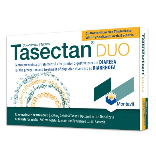 Tasectan duo, 500mg, 12 tablete, Montavit