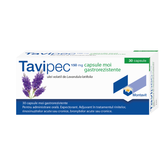 Tavipec, 150mg, 30 capsule moi gastrorezistente, Montavit